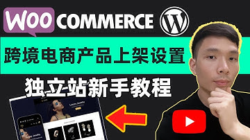 独立站教程 | WordPress+WooCommerce发布产品上架设置使用，外贸跨境电商WooCommerce dropshipping的支付插件搭建安装