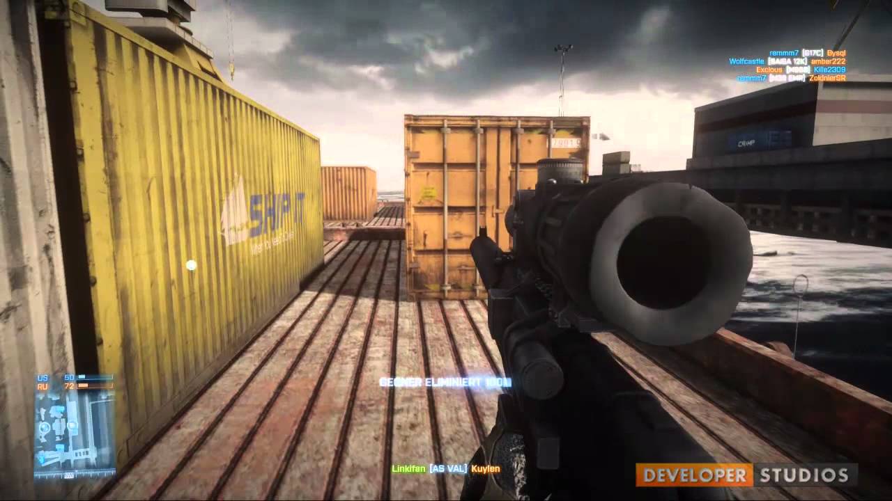 Battlefield 3 - AS VAL - Gameplay - Montage