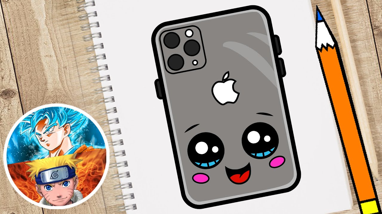 Como Dibujar Un Iphone Easy Drawings Dibujos Faciles Dessins | Images ...