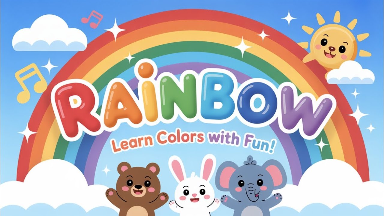 Rainbow Song 🌈 | Colors for Kids | Learn Colors with Fun | KIDZILLA ...