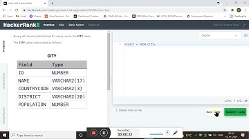 Select All || HACKERRANK SOLUTION || SQL || ORACLE || FOR BEGINNERS