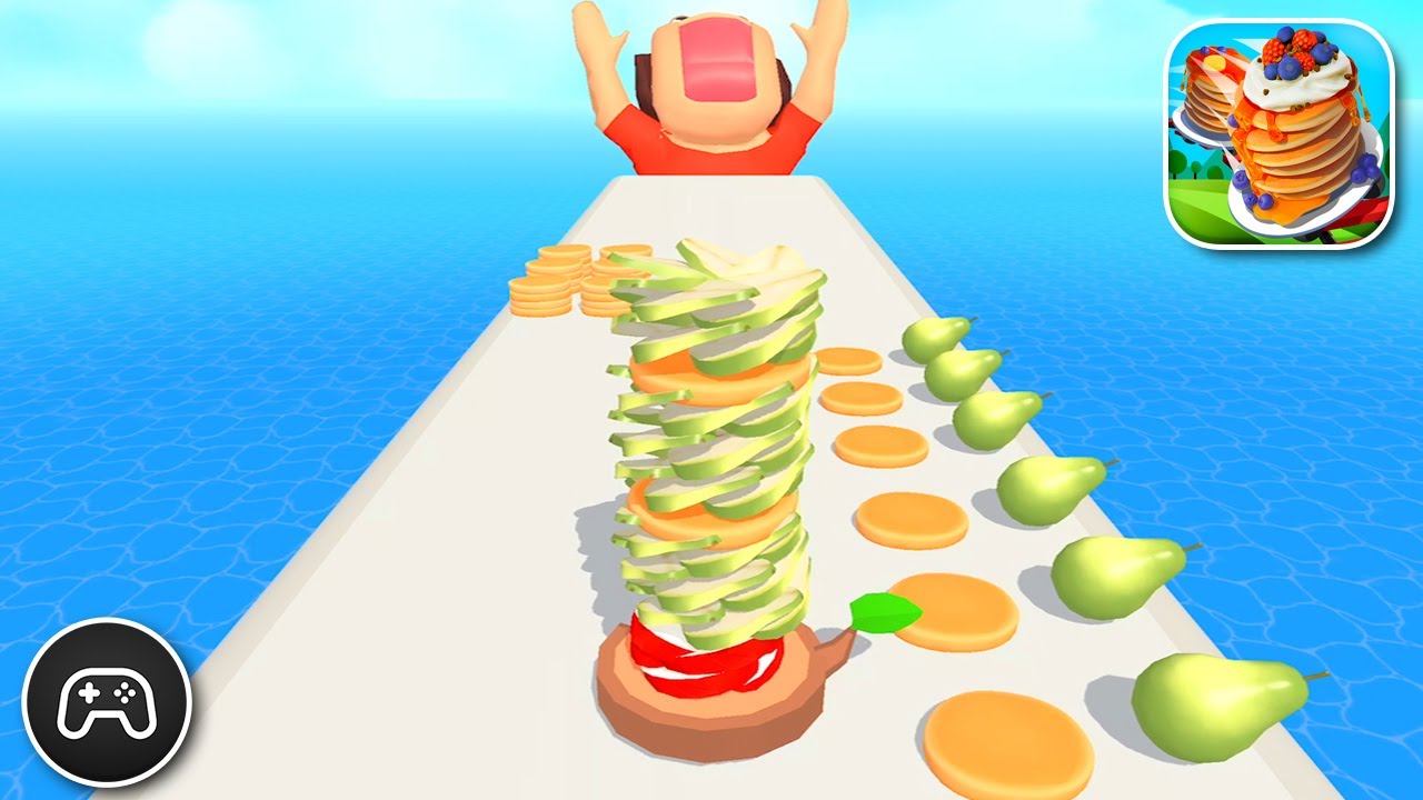 Pancake Run - Gameplay Walkthrough Part 34 - Racing Game Levels 275-278 (iOS, Android)