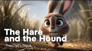 The Hare and the Hound | Aesop's Fable | Bedtime Story for Kids
