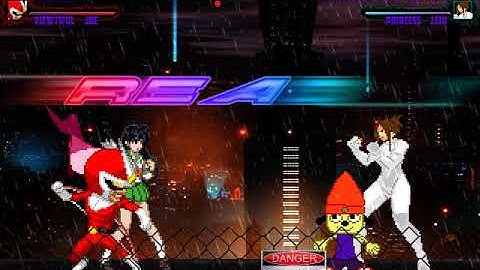 MUGEN Request: Kagome & Viewtiful Joe Vs Parappa The Rapper & Princess Leia