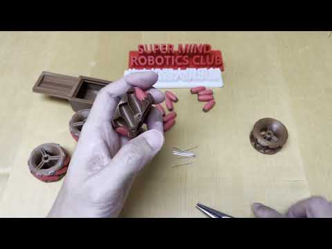 3D Printed Mecanum Wheels for LEGO Robot Inventor