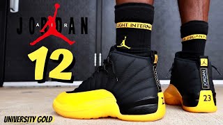 JORDAN 12 “UNIVERSITY GOLD/ GARY PAYTON” REVIEW & ON FEET!!!