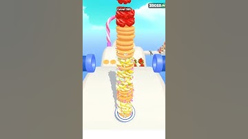 Pancake Run Level 185 Gameplay Walkthrough Android #Shorts