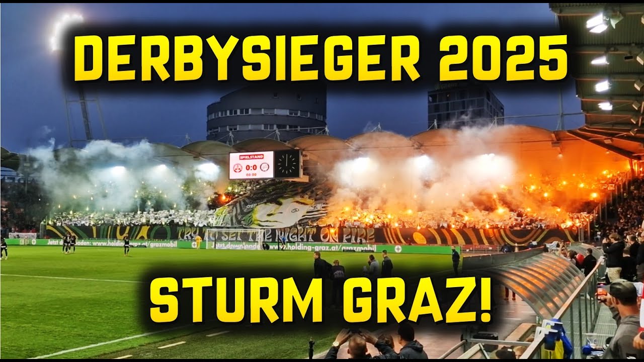 DERBYSIEGER 2025 - STURM GRAZ! | GAK – SK Sturm Graz 0:3 (0:1) – 30.08.2025, Bundesliga 2025/26