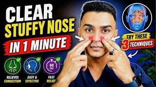 How I Fix My Blocked Nose Instantly (Doctor’s Method) | Dr Tomson Jose