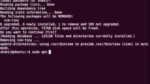 How to install full version of Vim in Ubuntu