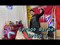 16 Year Old Barber Setup💈! Garage Setup At Home 🏡