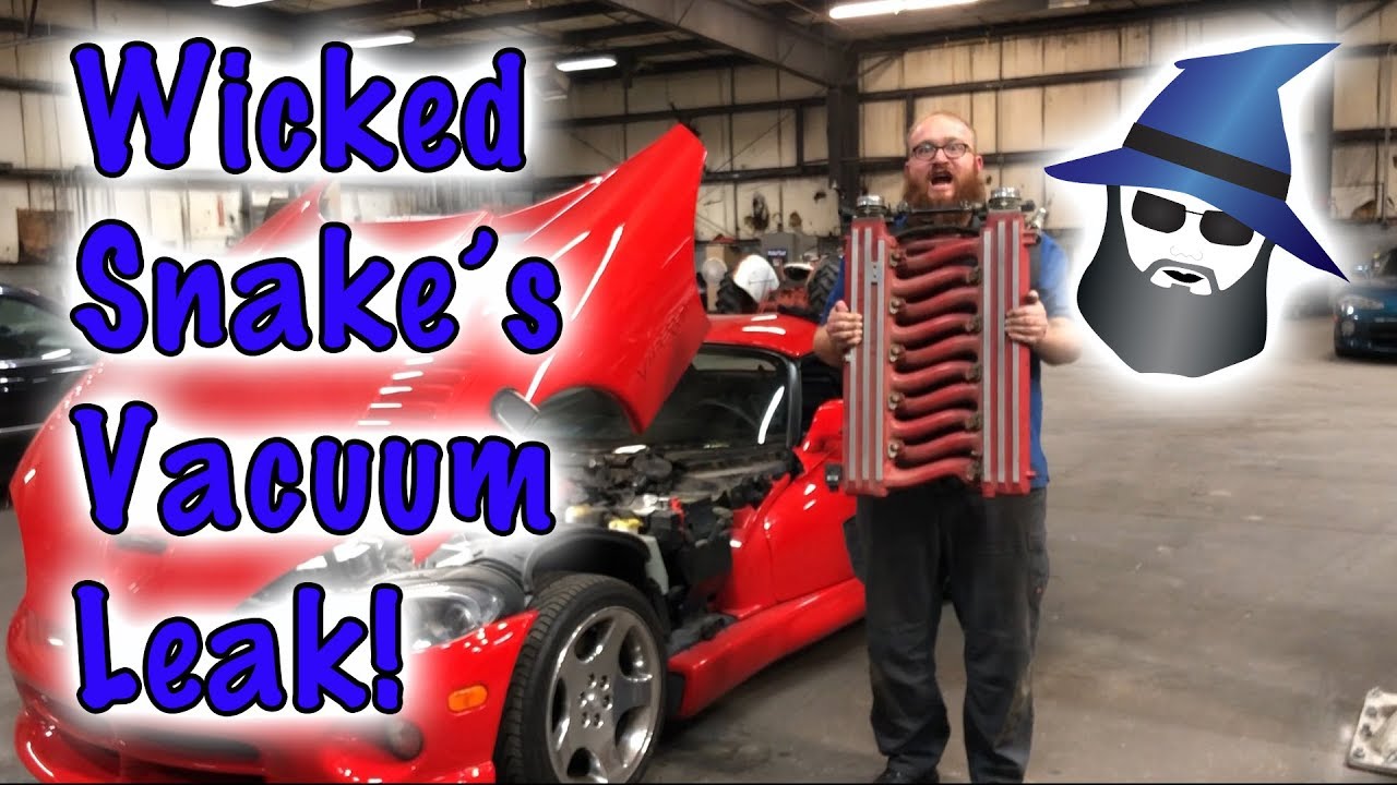 CAR WIZARD Fixes Leaking Intake Gaskets on Gen 2 Viper YouTube