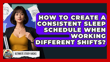 How To Create A Consistent Sleep Schedule When Working Different Shifts? - Ultimate Study Hacks