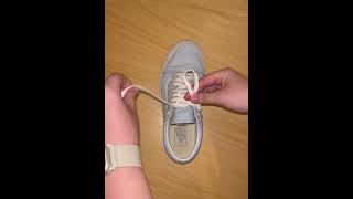 Bunny Ear Shoe Tying Method