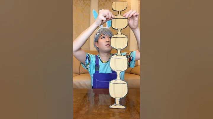 BUILD A TOWER OUT OF CARDBOARD CUPS！#asmr