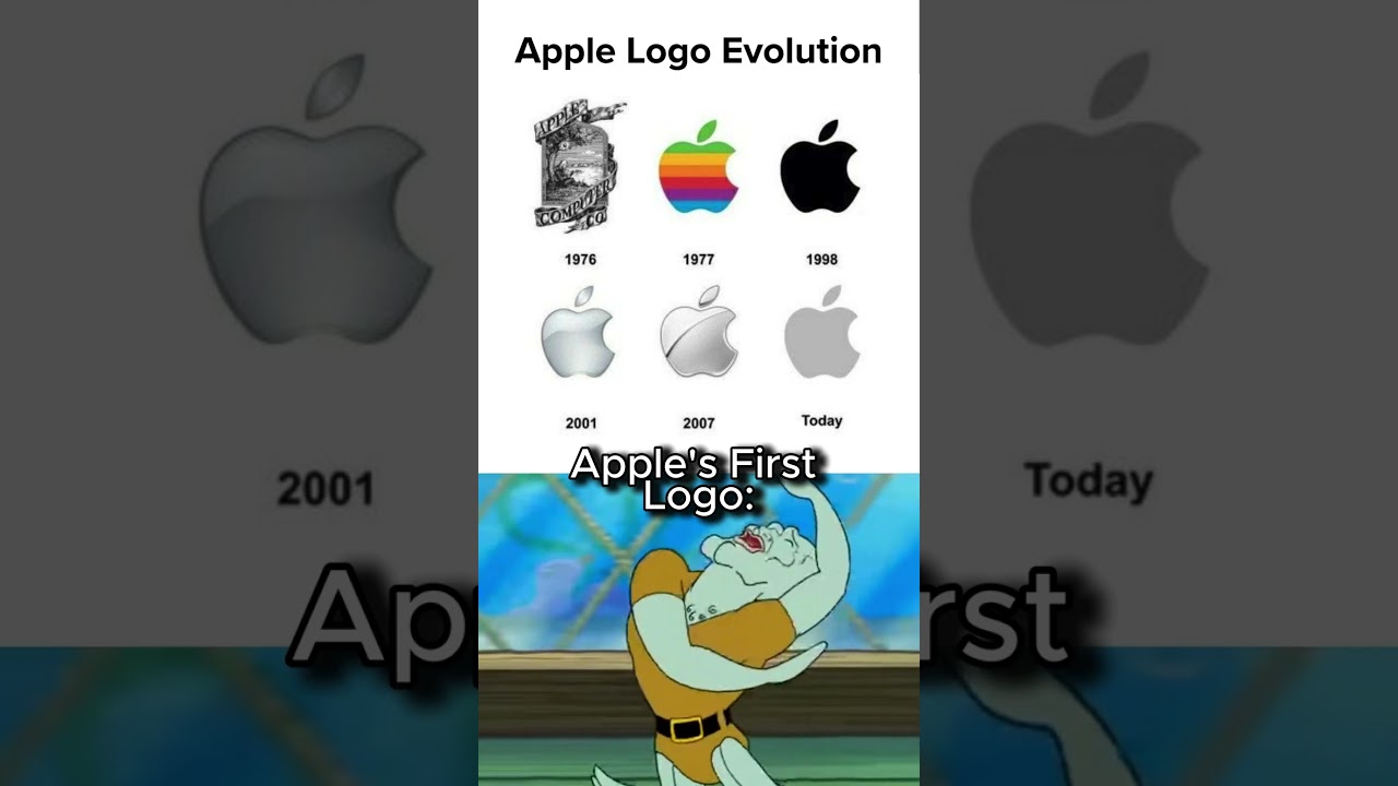 Apple Logo Evolution 🗿