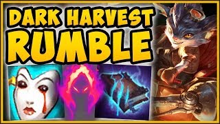 WTF! *NEW* DARK HARVEST ON RUMBLE IS TOO BROKEN! RUMBLE SEASON 9 TOP GAMEPLAY! - League of Legends