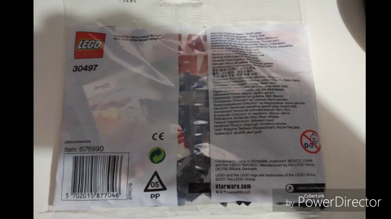 Lego Star wars 30497 First Order Heavy Assault Walker - YouTube