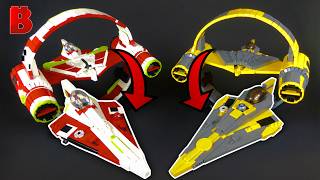 Most AMAZING Custom LEGO Jedi Starfighters & Hyperdrive Rings!
