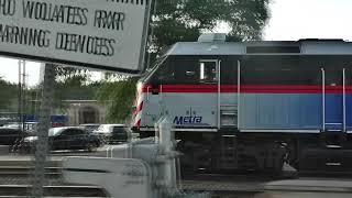 Outbound Metra BNSF Line Train # 1279 in Hinsdale, IL. (7/21/2026)
