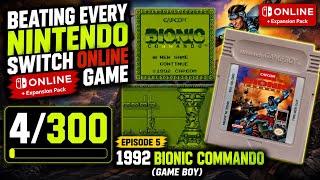 Beating Every Nintendo Switch Online Game | Bionic Commando (Game Boy)