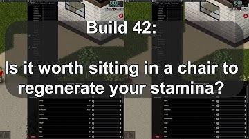 Project Zomboid BUILD 42 unstable - Is it worth sitting in a chair?