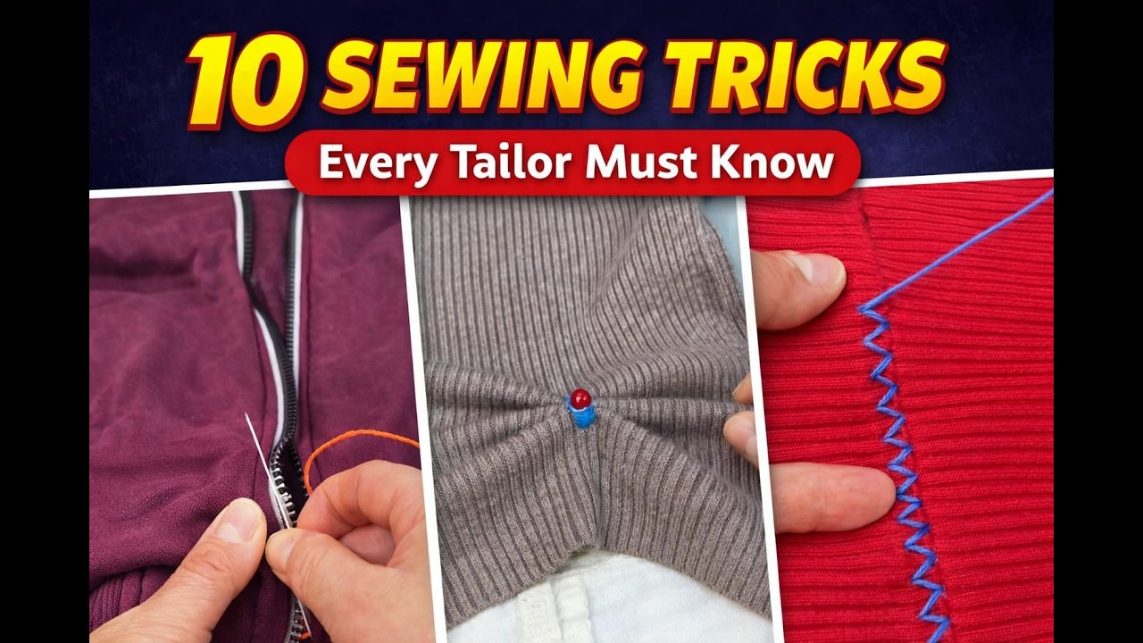 Smart Sewing Tricks to Fix Clothes Easily | Tailoring Tips and Hacks