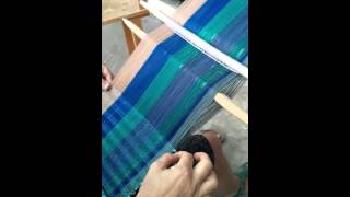 Backstrap weaving tutorial