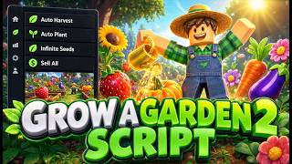 Grow a Garden 2 Script 2026 Free OP Keyless GUI Auto Farm Auto Steal Dupe Pastebin