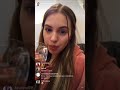 Саша Артемова о парах на Дом2, прямой эфир Instagram 30-03-2018