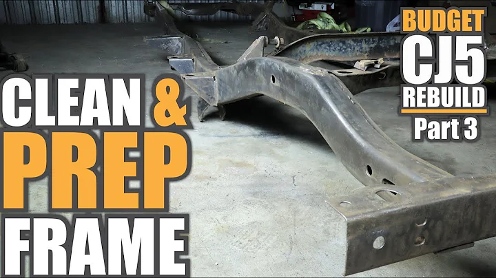 Jeep CJ5 Restoration, Pt. 3: How to Clean & Prep Rusty Frame for Paint