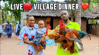LIVE 🔴🍲 Chicken Stew & Soft Fluffy Mahamri ❤️ Peaceful African Village Family Dinner screenshot 1