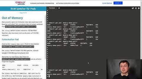 Kubernetes Pod  Speicher - Out of Memory Verhalten