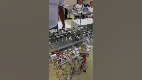 Esteira de Aprendizagem com sensores indutivos Senai Araçatuba