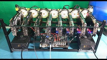 8 GPU Mining Rig Build - Time Lapse