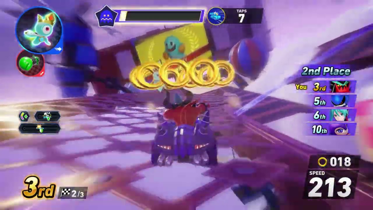 Sonic Racing Crossworlds: Pac-Man Festival Race #2 (Donpa Factory) [1080 HD]