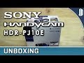 SONY HDR-PJ10E HD HandyCam Unboxing + Overview