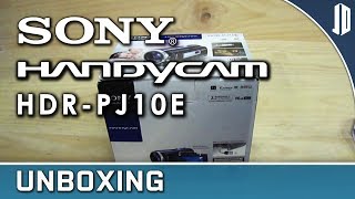 SONY HDR-PJ10E HD HandyCam Unboxing + Overview