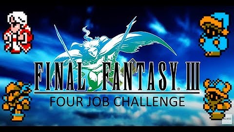 Final Fantasy III Pixel Remaster: Scholar, Geomancer, Dragoon, Viking (Part 1)