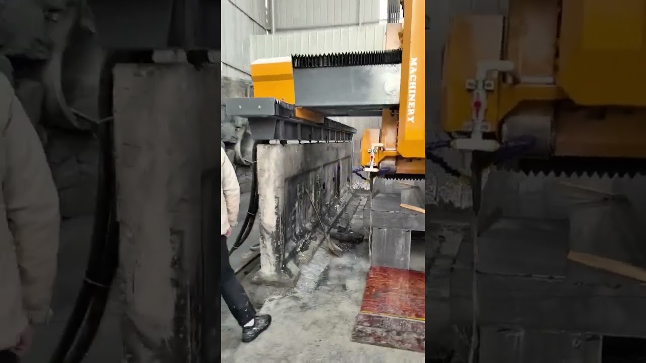 Automatic CNC profiling stone machine granite marble process arc modeling concave factory plant