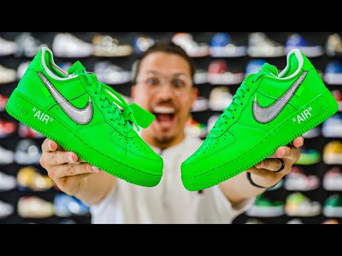 FIRST LOOK Off White Nike Air Force 1 Light Green Spark 