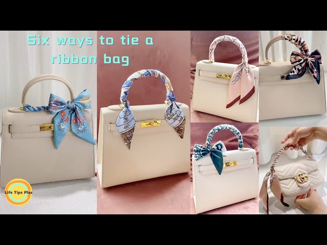 Tutorial: 7 Ways to Tie Nanette's Twilly on Your Bag 