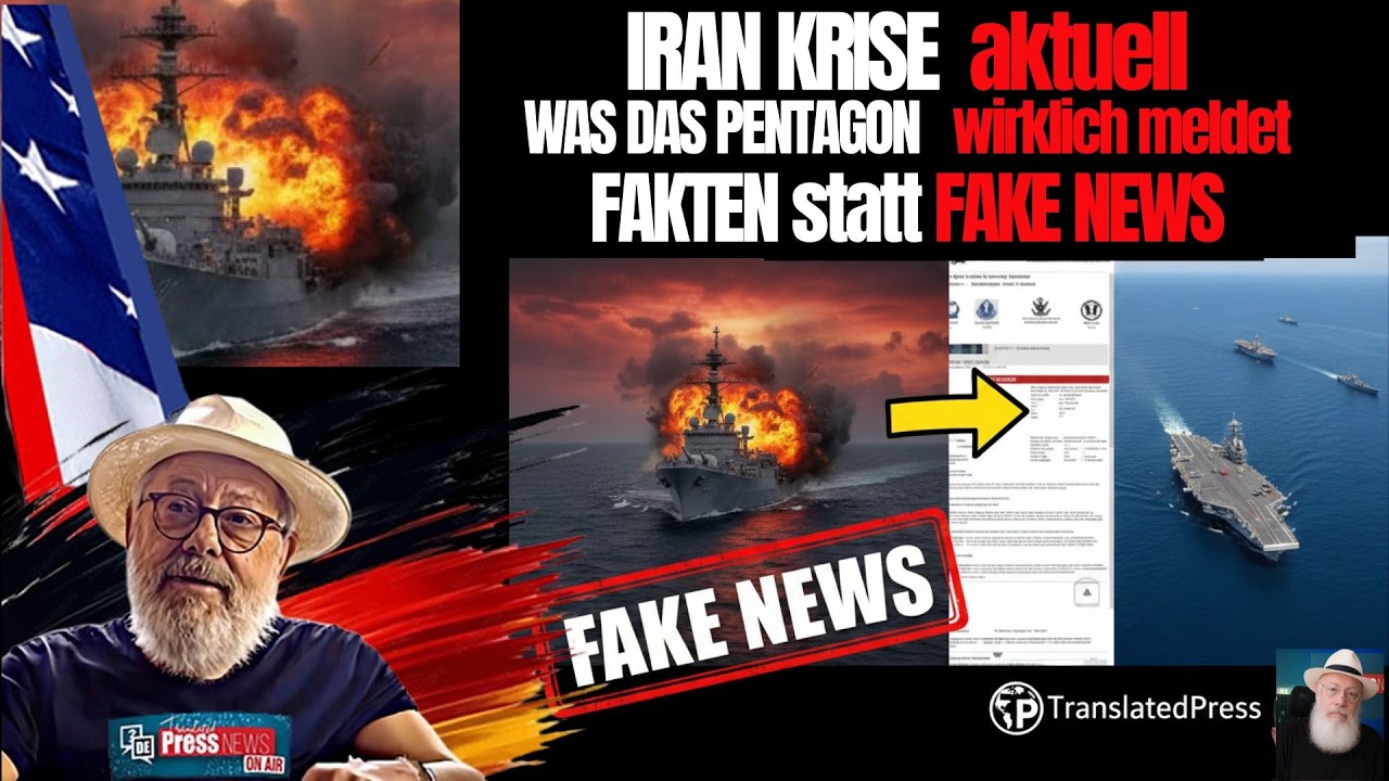 „IRAN-KRISE aktuell: Was das Pentagon WIRKLICH meldet – Fakten statt Fake News!“
