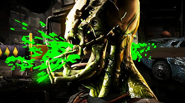 All XRay Super Move Attacks on Predator Unmasked Mortal Kombat XL MKXL