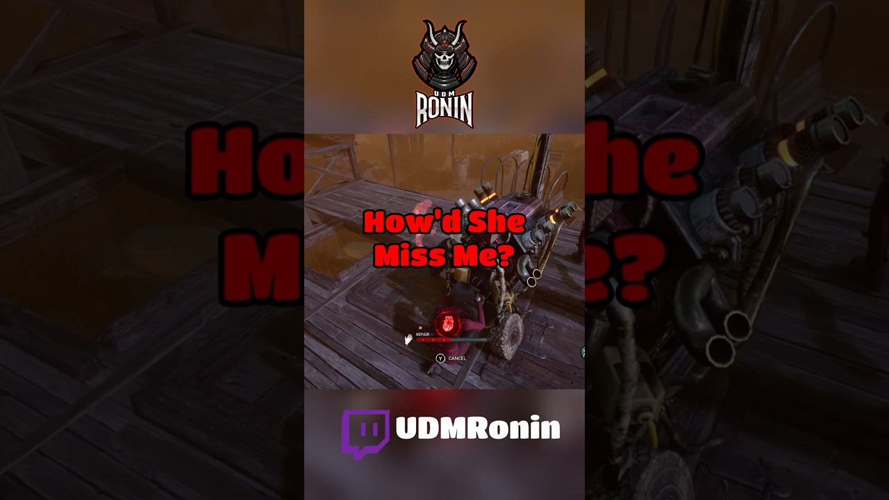 How Did This Huntress Miss Me Dead By Daylight  #dbd #gaming