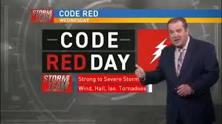 Joe Crain Explains Code Red Alert To Viewers