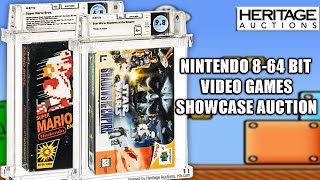 [FULL] Nintendo 8 to 64 Bit Showcase Auction! -  Heritage WATA VGA Graded Auctions