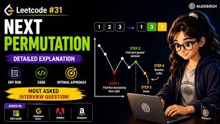 🚀 Leetcode 31 | Next Permutation Explained | Most Asked Interview Question