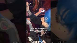 Tag your hg you would do this for🖤🤘  #makeup  #goth  #altgirl