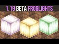 Minecraft 1.19 Froglights - Pearlescent, Verdant & Ochre